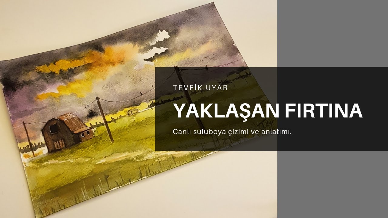 Canlı Suluboya: Yaklaşan Fırtına